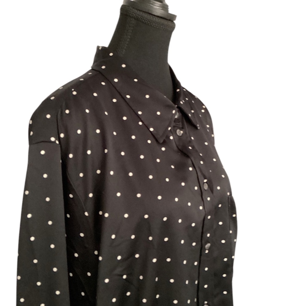GAP Boyfriend Shirt. Black/White Size XL